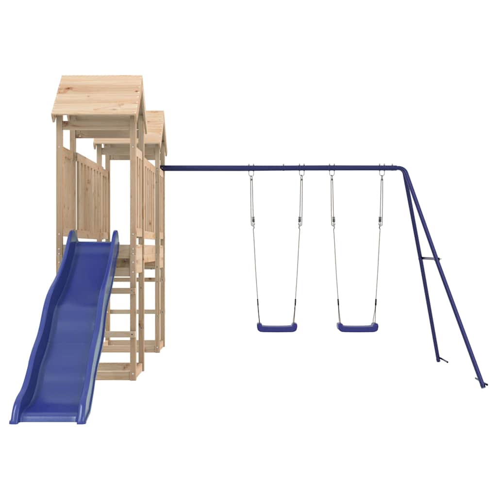 Solid Wood Play Tower Pine