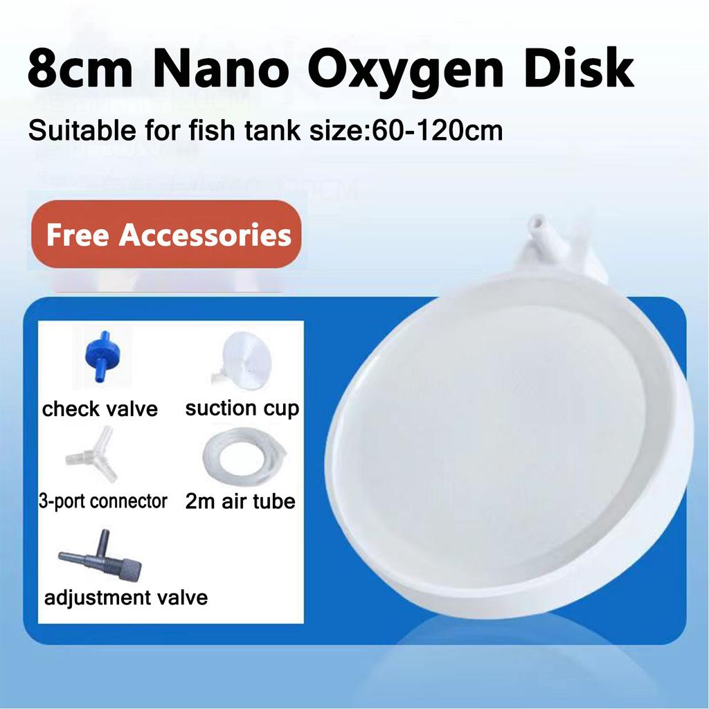 Кислородный диск для аквариума Nano Bubble Tray Bubble Stone Aquariums Bubble Diffuser Aquarium Air Compressor Прочный нетоксичный