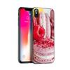 Черный чехол из ТПУ для iPhone 5 5s SE 2020 6 6s 7 8 plus x 10 чехол-накладка для iPhone XR XS 11 pro MAX еда для Макарон Печенье