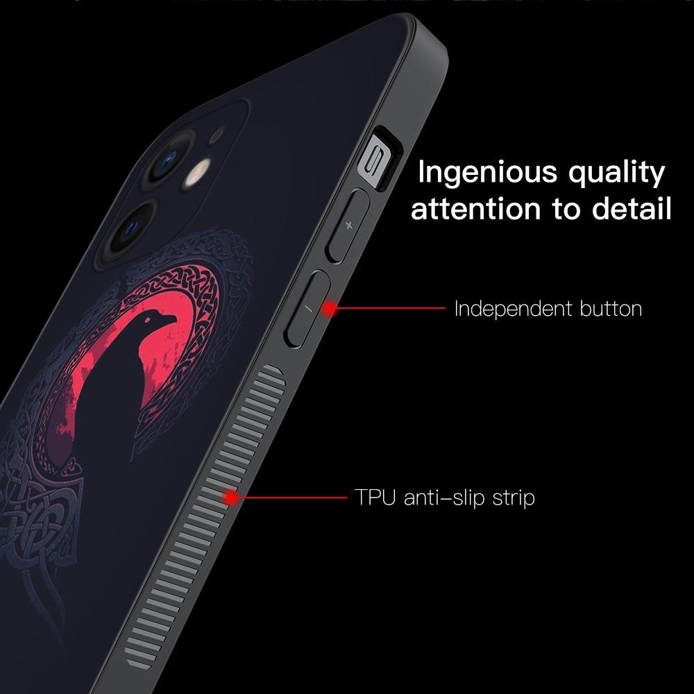 Чехол для телефона с логотипом Viking Vegvisir для iPhone 14 13 12 11 Pro Max XS Max XR X 7 8 Plus 12 Mini 6S, черный силиконовый чехол