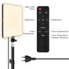 LED Video Light Dimmable Continuous Photography Lighting Kit with Tripod Stand for Photo Studio Desktop Filming Shooting YouTube