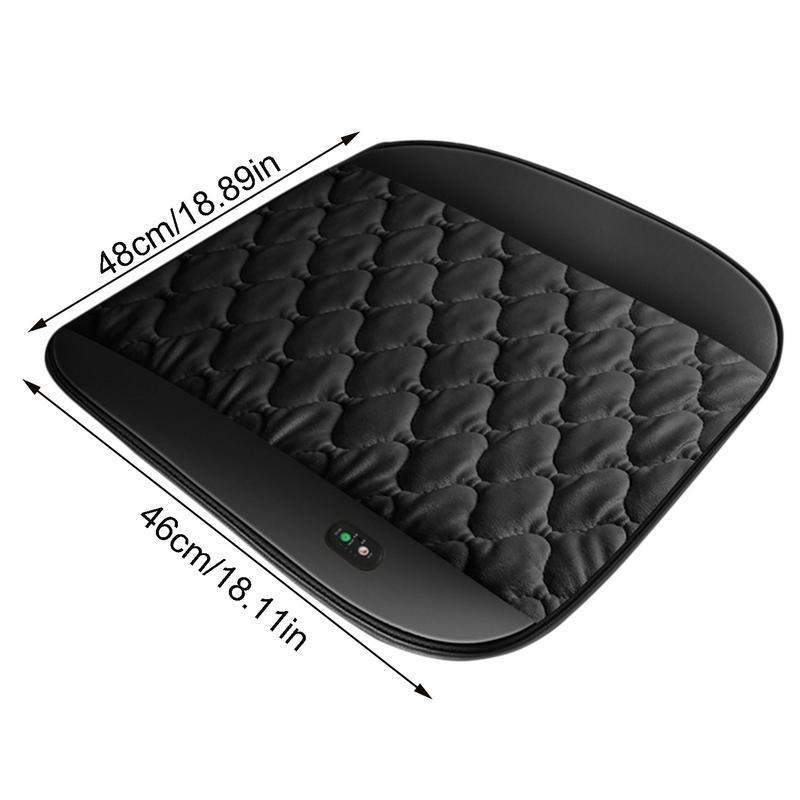 Подогреваемая подушка на сиденье автомобиля Умная грелка для авто Противоскользящая плюшевая теплая подкладка Графеновые принадлежности для стула для зимней холодной погоды