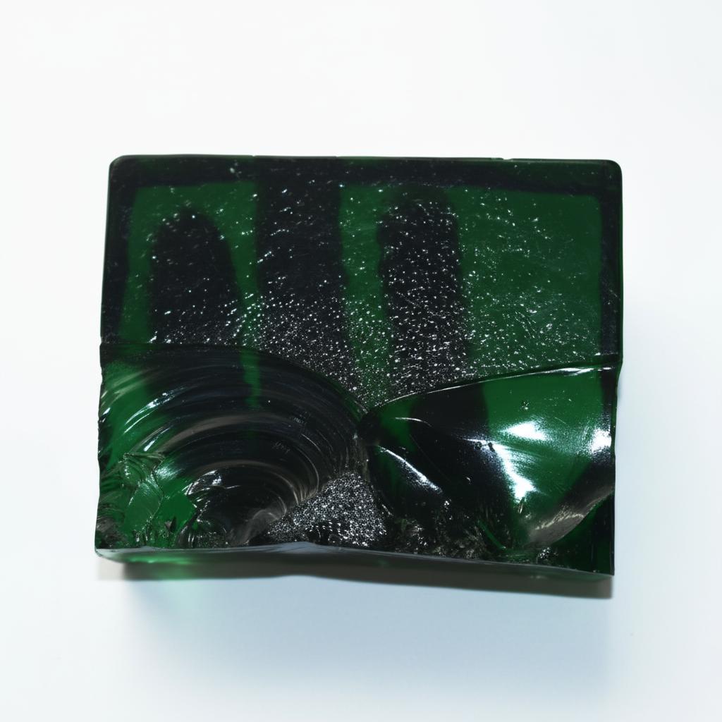 Lab-Created Green Emerald Loose Gemstone Uncut Rough 2105.8 ct for Lapidary and Gem Collections