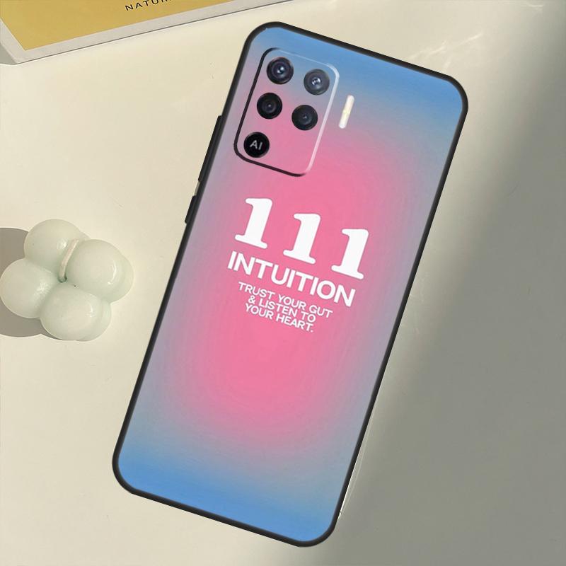 Чехол с номерами ангелов для OPPO A1K A3S A5S A15 A16 A52 A72 A5 A9 A31 A53 A83 A91 A93 A54 A74 A94, чехол-капа
