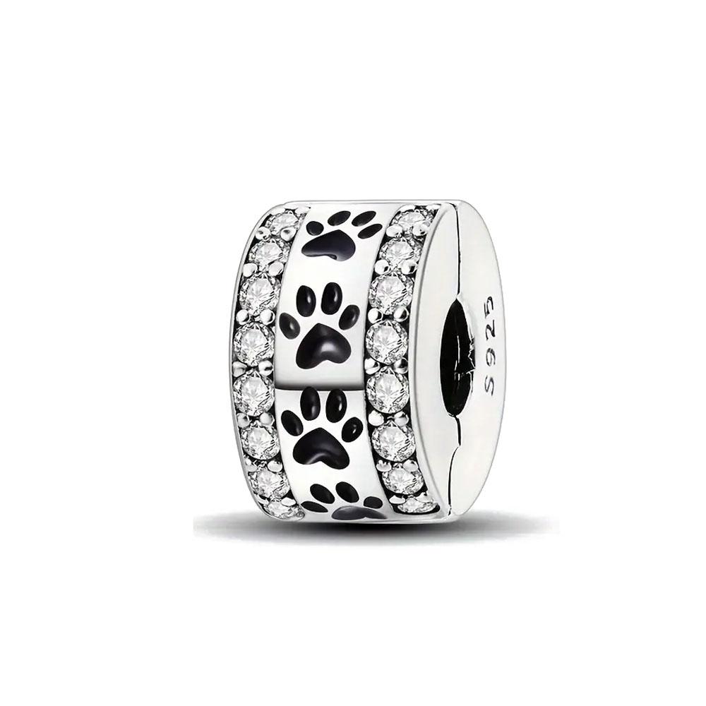 New Copper Cilp Bead Fit Original Women Bracelet Diy Fine Dangle Jewelry Butterfly Cross Moon Star Clover Charm Amulet Gift