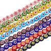 45шт хрустальные бусины тысяча цветов плоские круглые бусины для изготовления ювелирных изделий DIY браслет ожерелье