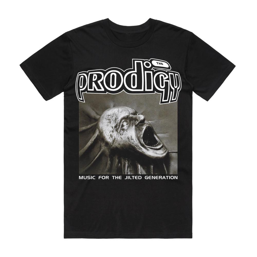 Хлопковая черная футболка унисекс The Prodigy для фанатов S-5XL