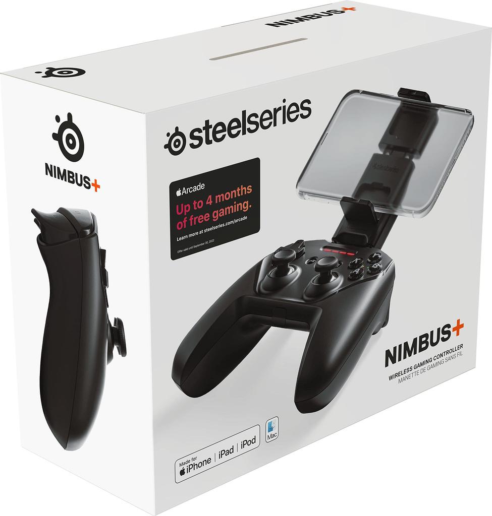 Беспроводной игровой контроллер SteelSeries, сертифицированный MFi, совместимый с TV Nimbus+ iPhone/iPad/MAC/Apple []