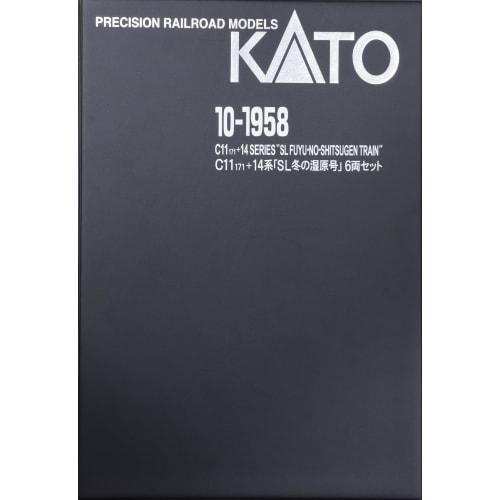 KATO N Gauge C11 171 + 14 Series 500 "Steam Locomotive Winter Wetlands" 6-Car Set, Special Edition 10-1958, Model Train, Steam Locomotive