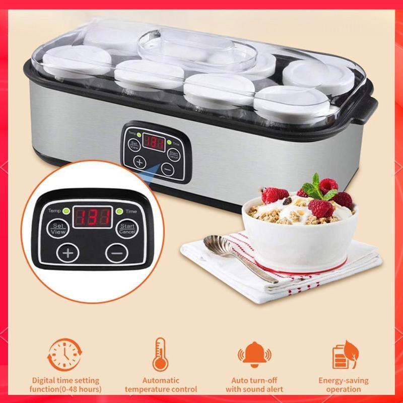 Professional Homemade Yogurt Maker Multifunctional Automatic Yogurt Machine Household Stainless Steel Food Processing Equipment