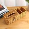 Woven Tissue Box Cover Breathable Design Tissue Dispenser New Paper Towel Holder  Desktop