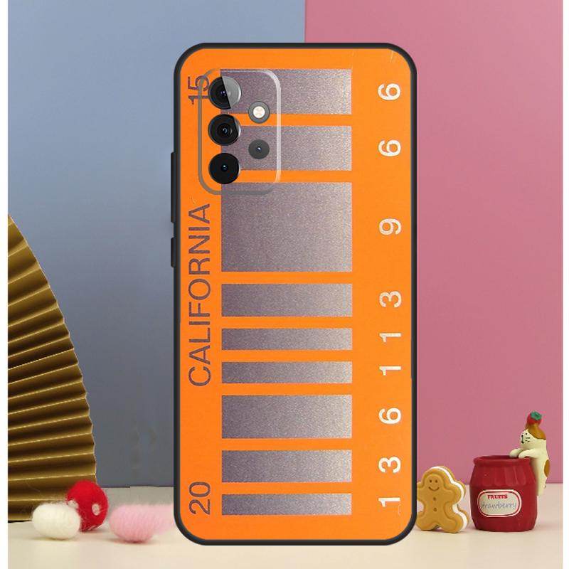Back To The Future Dashboard License Case For Samsung Galaxy A54 A34 A24 A14 A51 A71 A12 A32 A52 A72 A13 A33 A53 A25 A15 Cover