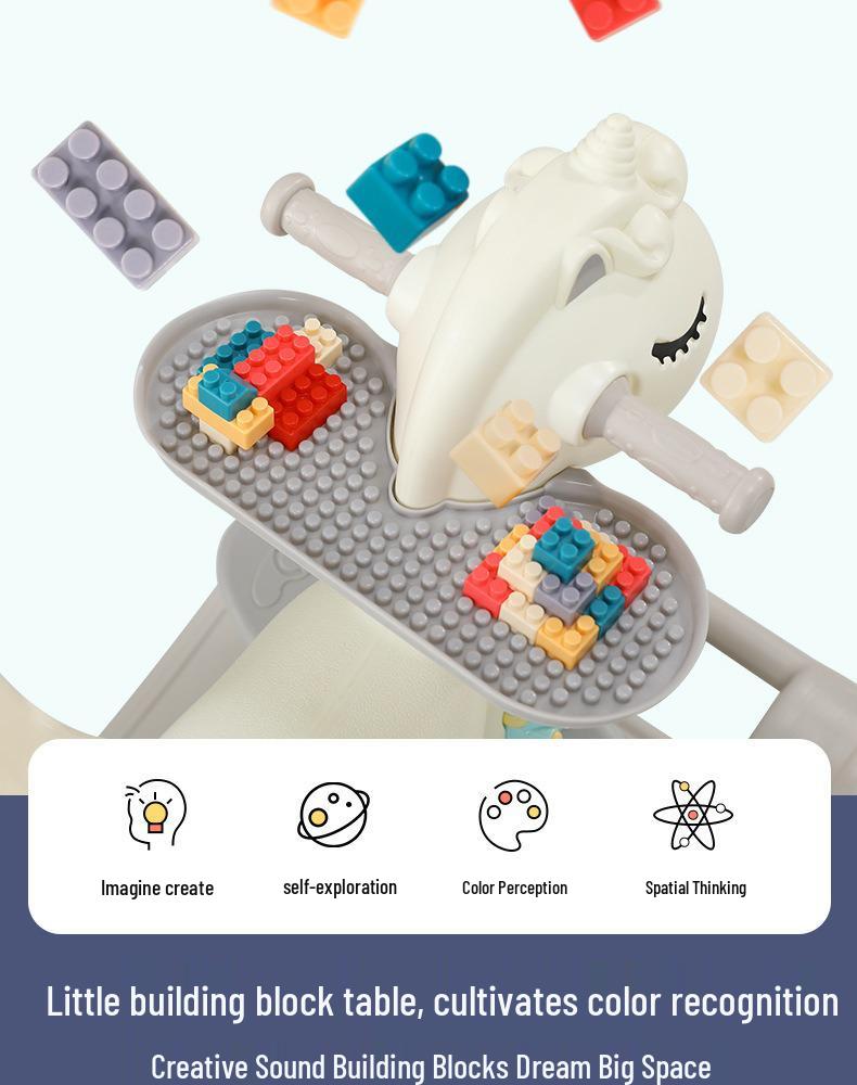 Детская деревянная качалка и прогулочная коляска 2-в-1 - Идеальный подарок на день рождения для годовалых детей