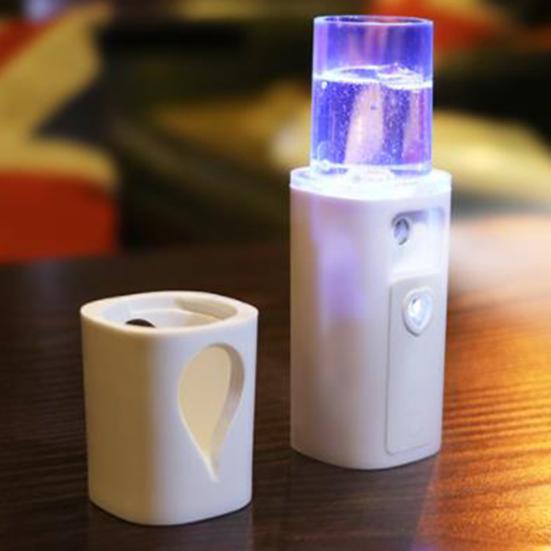 Ультразвуковой портативный мини-диффузор, перезаряжаемый через USB портативный увлажнитель воздуха, отпариватель для лица, распылитель воды