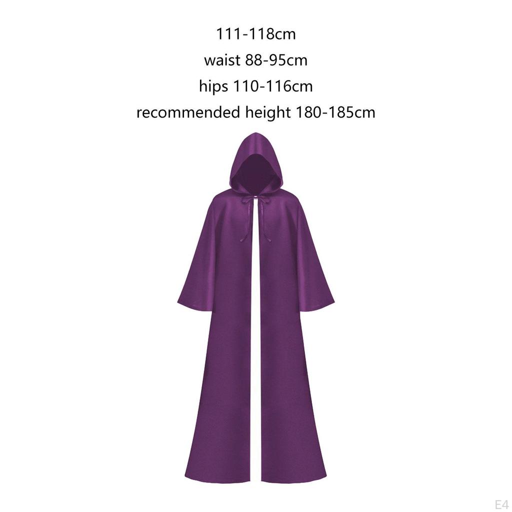 Хэллоуин Плащ Маскарад Одевание Дьявольский Наряд Длинный Плащ Смерть Мантия Косплей для