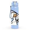1PC Duck Holding Paper Cartoon Art 750ml Color Plastic Sports Water Bottle Leakproof Flip Straw Lid Suitable for Sports Office Home Use