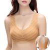 Seamless Bra Allows Skin To Breathe Supervised by Bust MAX Feeling of Freedom Sports Bra Seamless Bra Khaki Non-wired [2-piece Set, Freely, Salon,
