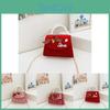 Red Pearl Adorable Handheld Princess Purse For Little Girls With Charming Cartoon Design