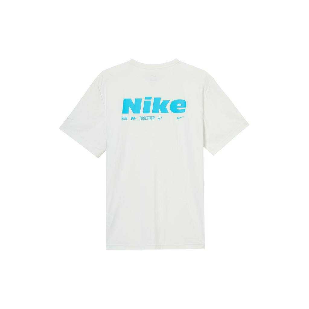 Nike Dri-Fit Hyverse Удобная Мягкая Влагоотводящая Универсальная Модная Футболка с Коротким Рукавом Мужские Топы Белый HV4882121