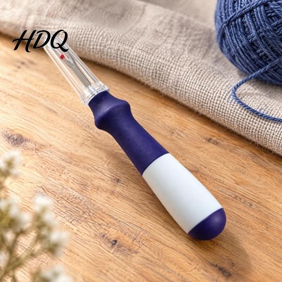 Fabric Thread Cutter Ergonomic Silicone Handle Seam Remover for Sewing Craft Supplies Embroidery Crafting Stitch Removal Tool with Clear Protective