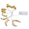 1.5M 10LED Ramadan Light Moon Shaped Festival String Light Decorative Lamp for Party Bedroom