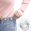 Жемчужная кисточка пряжка на талии затягивающая пряжка без шитья съемные джинсы клипсы для женщин девочек одежда аксессуары