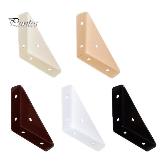 5Pcs Corner Brace Brackets Rustproof Corrosion Resistant Simple Installation 90-Degree Triangle Gusset Corner Brace Fasteners