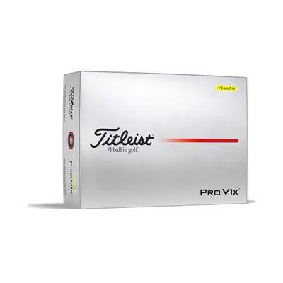 2025 TITLEIST PRO V1x Желтый (1 дюжина шаров)