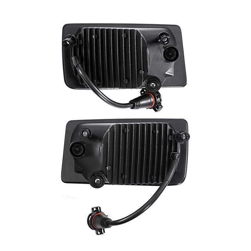 Новые светодиодные противотуманные фары с лампами 5202 в сборе для CHEVY GMC YUKON 2015-2016, черные серебристые фары с лампами 5202, противотуманные фары в сборе