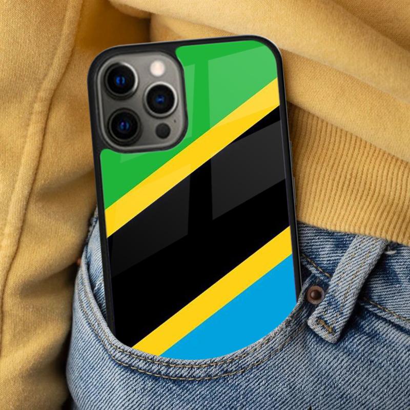 Tanzania Flag Soft Phone Case for iPhone 17 Air 16e Pro max 15 Pro 13 14 Plus 11 12 MagSafe Magnetic Coque