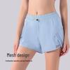 Женские шорты для йоги, быстросохнущие, дышащие, свободного кроя, с защитой от просвечивания, идеально подходят для весенних/летних мероприятий на открытом воздухе и бега