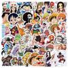 10/30/50 шт. Аниме Наклейки ONE PIECE Мультяшные Манга Луффи Зоро Декоративные Наклейки DIY Для Телефона Багажа Ноутбука Крутые Граффити Наклейки