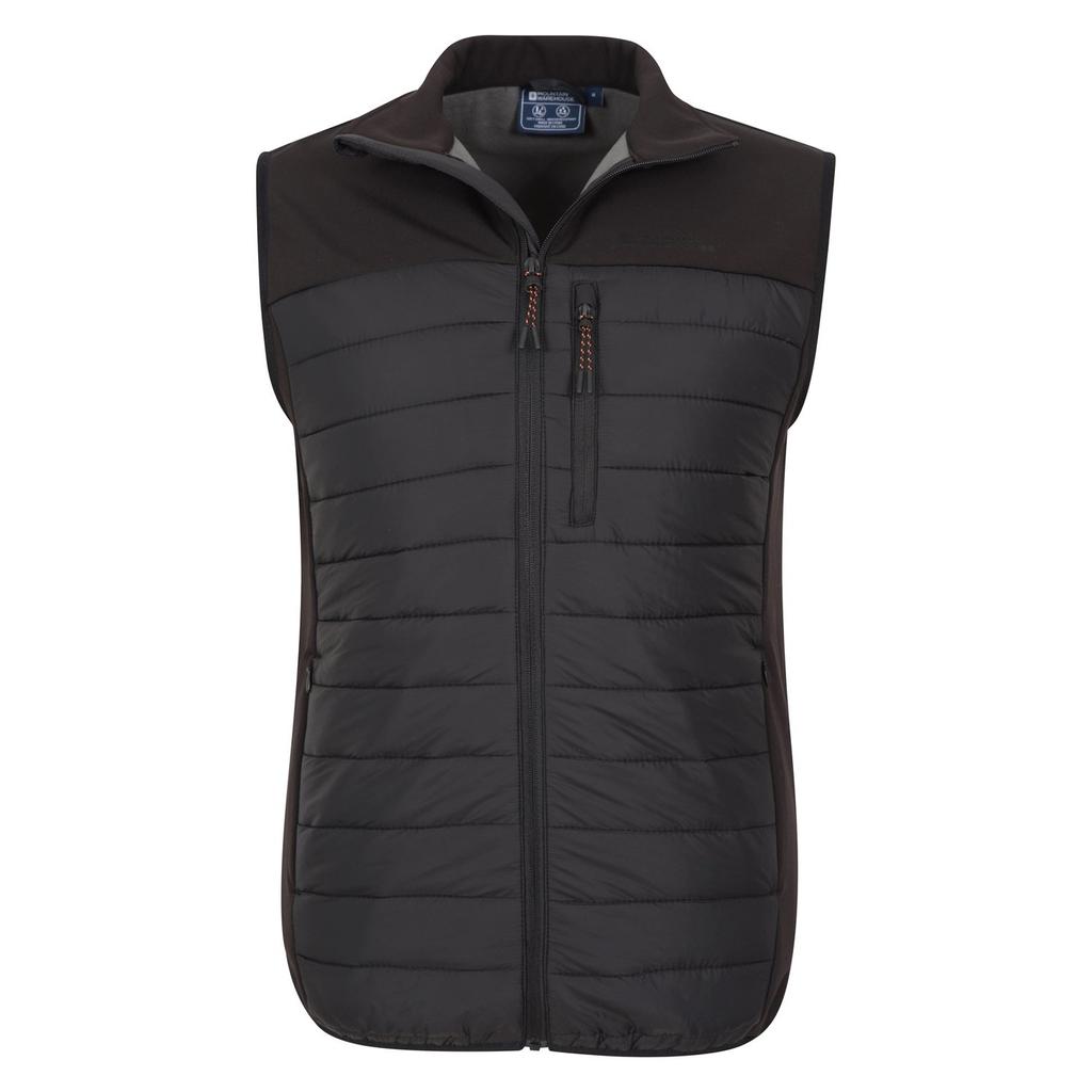 Mountain Warehouse Mens Turbine II Hybrid Padded Gilet