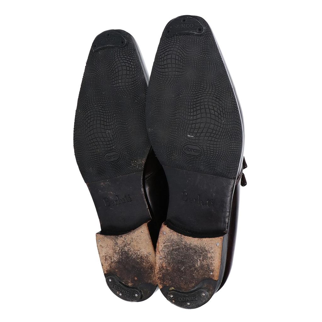 Berluti [Отличное состояние] Туфли с квадратным носком и двойным ремешком-монком 7 КоричневыйБ/у