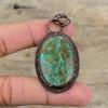 Chrysocolla Pendant Electroformed Copper Pendant Handmade Brand New Pendant Electroformed Gemstone Jewelry Wedding Gift Chrysocolla Jewelry
