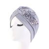 Sequin Flower Headwear Bandana Sleep Cap Muslim Turban Hat Indian Inner Hijabs Head Wrap