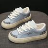 Весенние новые парусиновые туфли для женщин, универсальные дышащие женские кроссовки со шнуровкой из вулканизированной кожи Zapatillas De Mujer
