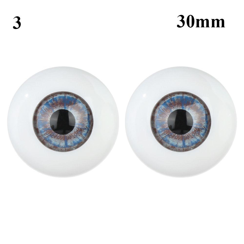 1 пара 24 мм 30 мм DIY Для BJD куклы Акриловые глаза Изготовление кукол Поделки Кукольный глаз Безопасная игрушка для животных