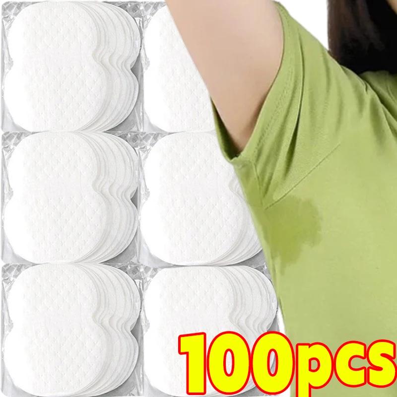 10/100 шт. Одноразовые подмышечные вкладыши для пота, поглощающие пот, летние дезодоранты, нетканые подушечки, дышащие, ультратонкие