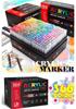 Children's DIY Acrylic Marker Set - Soft Tip, Quick-Dry, Colorful Watercolor Pens for Art and Journaling