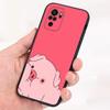 For Xiaomi Poco F3 M3 X3 GT Mi 11 11i 11T Ultra Redmi Note 10 10S The Pink Pig Cute For iPhone 13 Mini Pro Max Phone Case