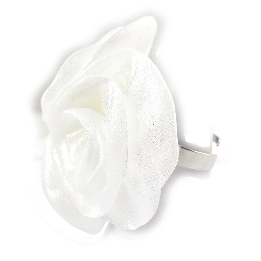 Les Trésors De Lily [K0628] - Bague Créateur 'Scarlett' blanc