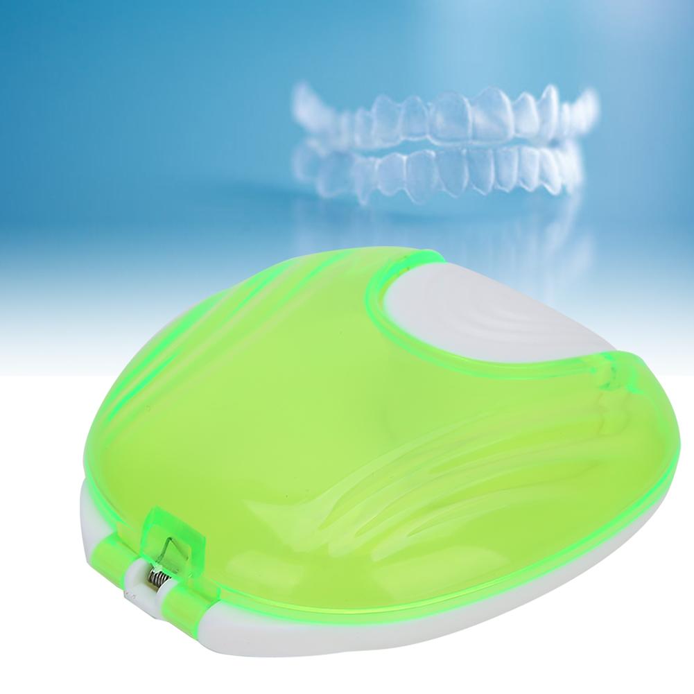 Orthodontic Retainer Case Portable Adult Waterproof Denture Box Storage Container