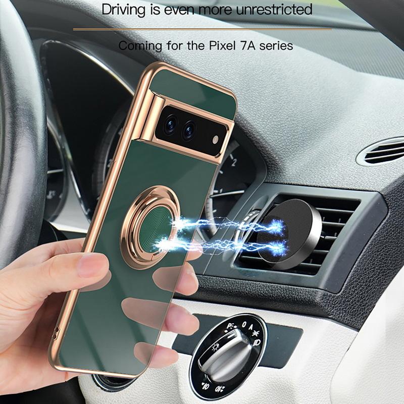 Раскошный силиконовый чехол с кольцом для держания