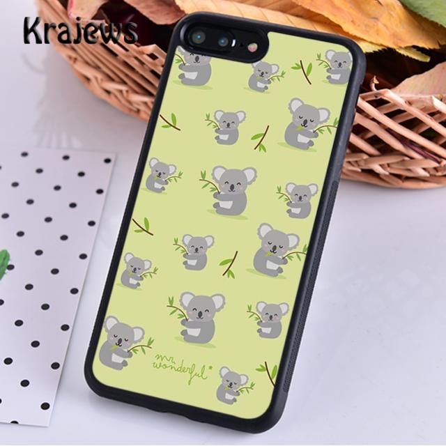 Cute Cartoon Koala For iPhone 17 Air 16 Phone Case Cover 15 14 plus 12 13 pro max coque Shell Fundas