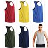Men's Tank Tops Fitness Gym Sleeveless Shirt Breathable Running Sports Vest Muscle Training T Shirt S M L XL XXL 3XL 4XL