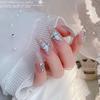 6 Отделений/Коробка Профессиональные Мини-Бусины для Ногтей Искусства из Нержавеющей Стали Золотые, Серебряные, Розово-Золотые Металлические Мини-Икра 3D Украшение