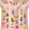 8 Листов Временных Татуировок Singing Monsters для Детей, Принадлежности для Дня Рождения Singing Monsters, Подарки-Сувениры для Вечеринки в Стиле Singing Monsters