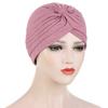Women's Fashion Shiny Shiny Silk Turban Soft Shiny Twisted Turban Hat Chemical Cap Headband Headdress for Women's Cap