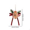 Christmas Velvet Bow Ornament Hanging Pendant Decorative Lovely Rustic for Home Party Favors